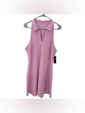 NWT Abercrombie & Fitch Sleeveless Collared Light Pink Mini Dress